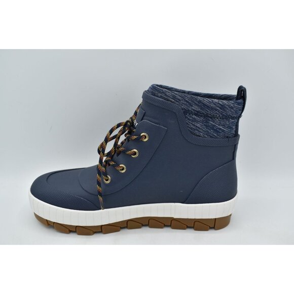Sperry Womens Size 9 Torrent Blue Waterproof Rubber Boots Shoes - Picture 7 of 12